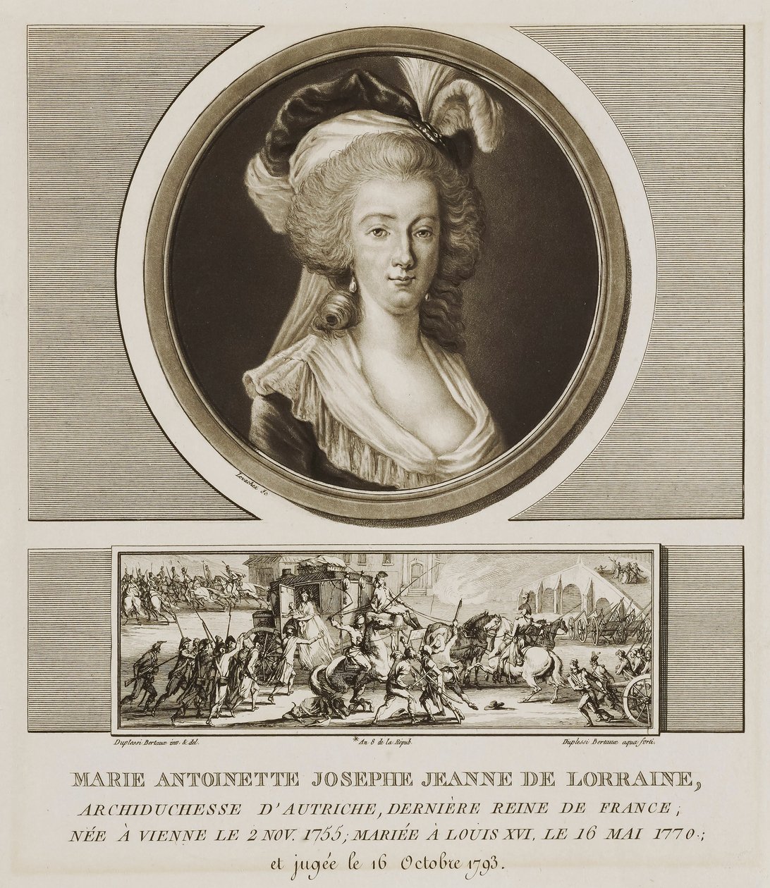 Maria Antonieta Josephe Jean de Lorraine de Charles Francois Gabriel Levachez