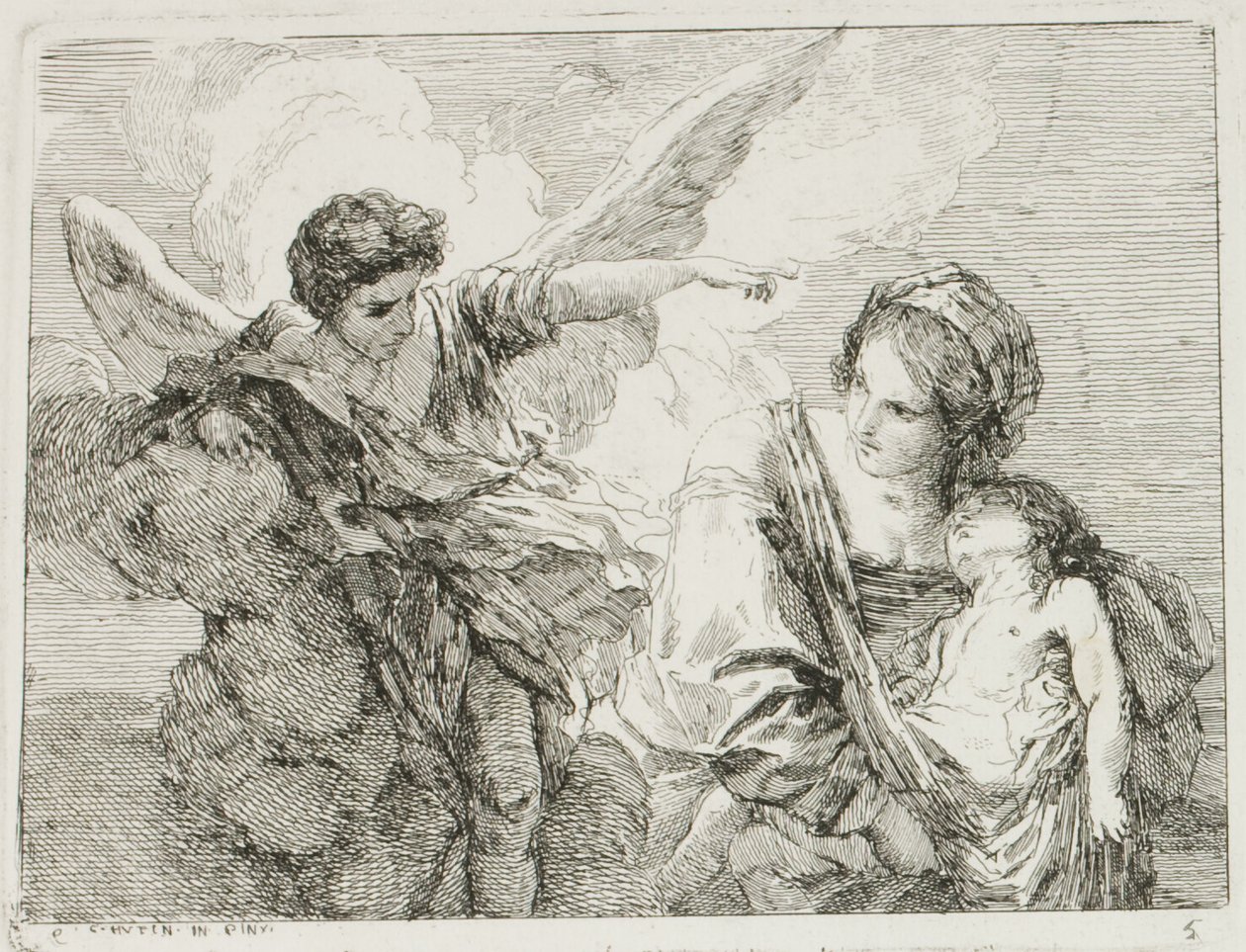 Hagar de Charles Francois Hutin