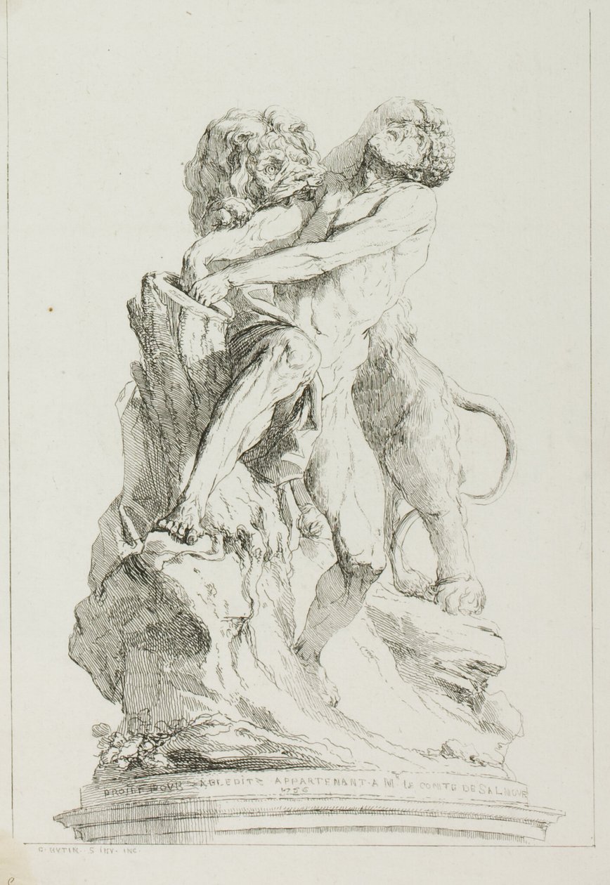 Milo de Croton de Charles Francois Hutin
