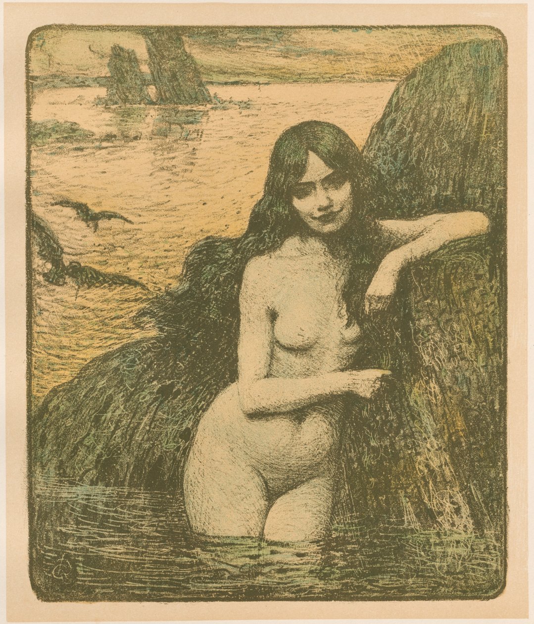 sereia de Charles Francois Prosper Guerin