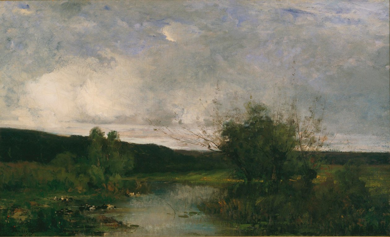 Francês: Après la pluie de Charles Francois Daubigny