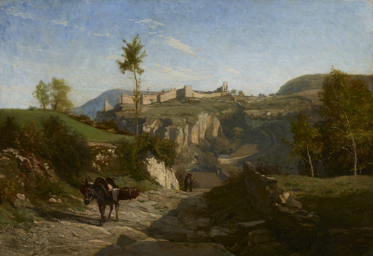 Paisagem próxima de Crémieu de Charles Francois Daubigny