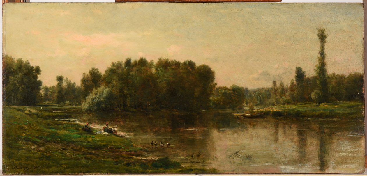 As margens do Oise de Charles Francois Daubigny