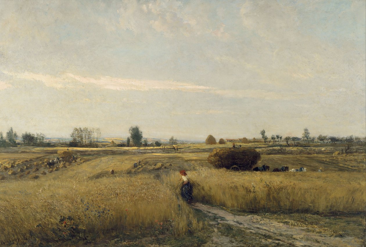 Colheita de Charles Francois Daubigny