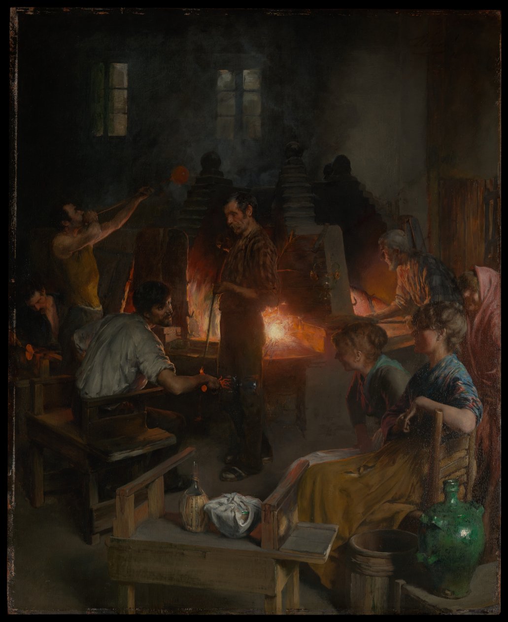 Sopradores de vidro de Murano de Charles Frederic Ulrich
