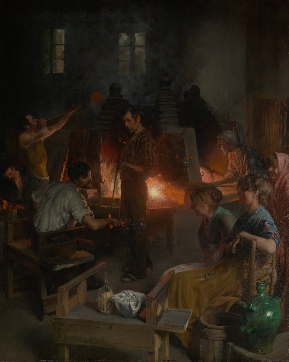 Sopradores de vidro de Murano de Charles Frederic Ulrich