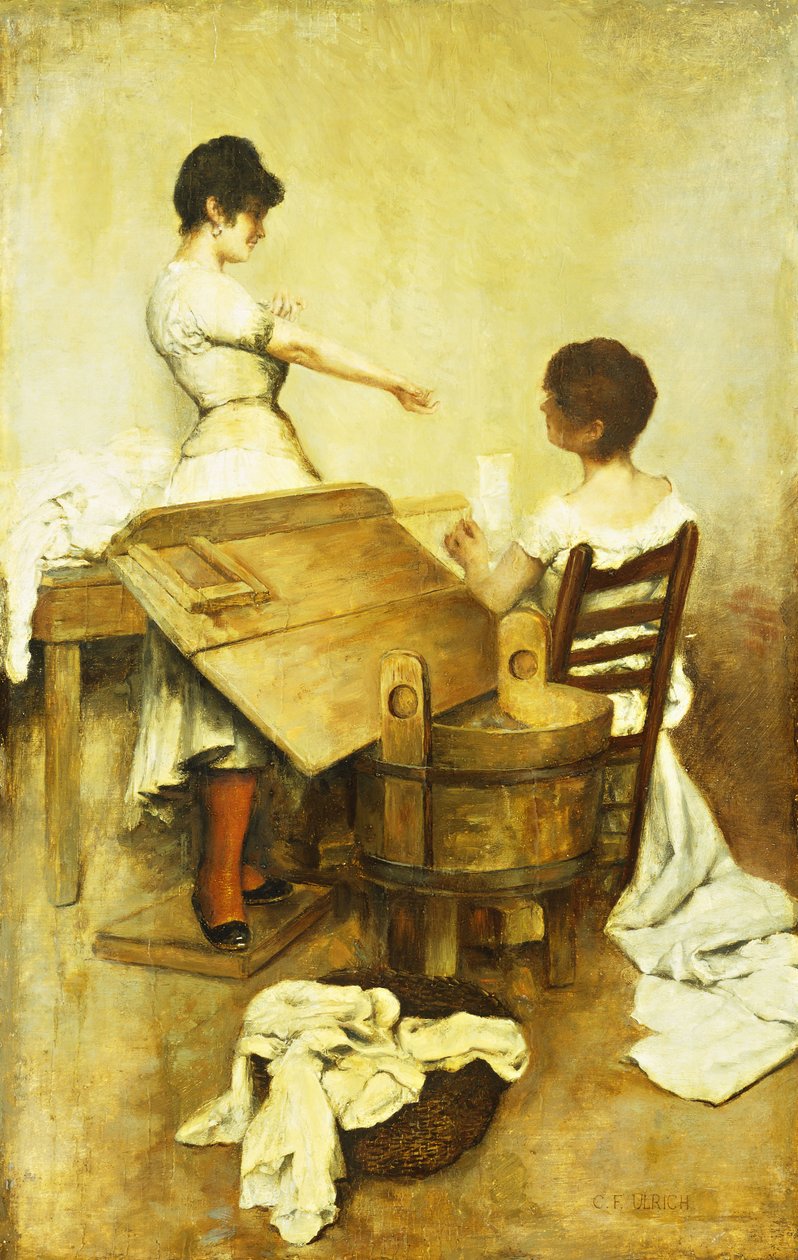 Washerwomen, de Charles Frederic Ulrich