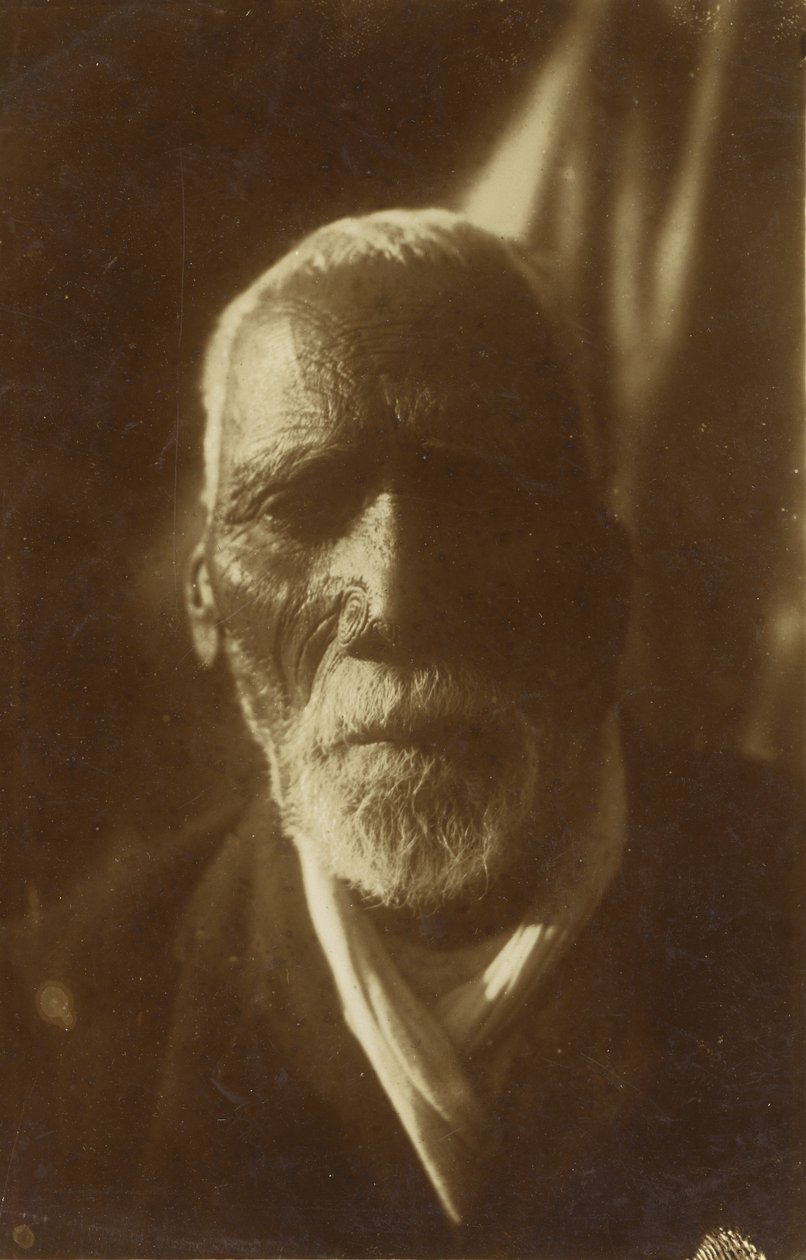 Retrato, c.1910 (impressão em gelatina de prata) de Charles Frederick Goldie
