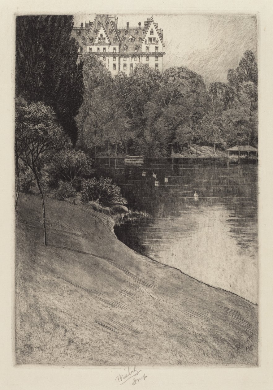 Um pouco do Central Park de Charles Frederick William Mielatz