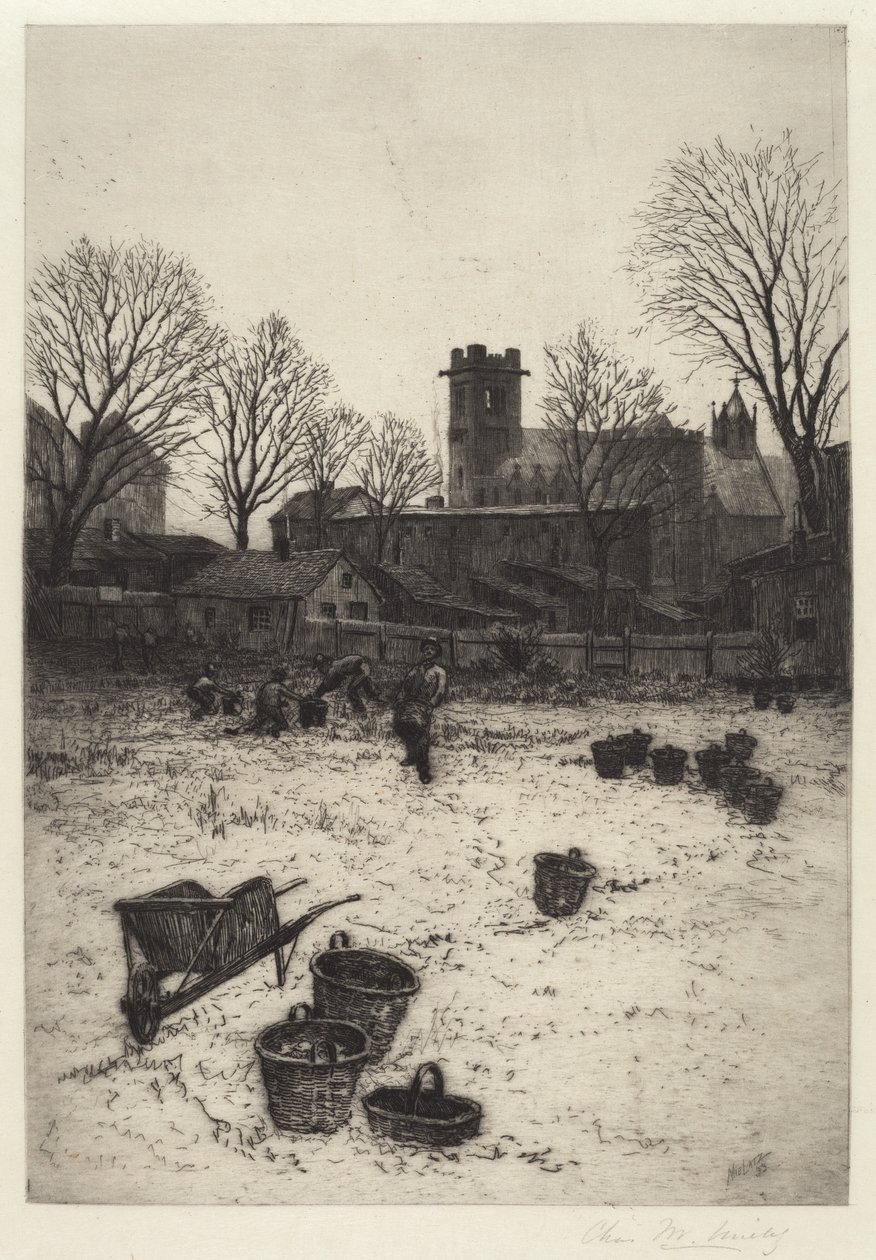 Untitled (Garden Scene) de Charles Frederick William Mielatz
