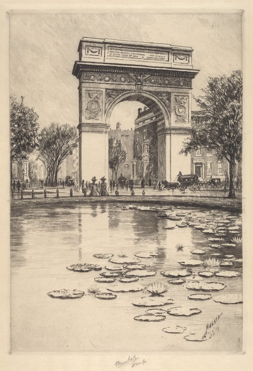 Arco de Washington de Charles Frederick William Mielatz