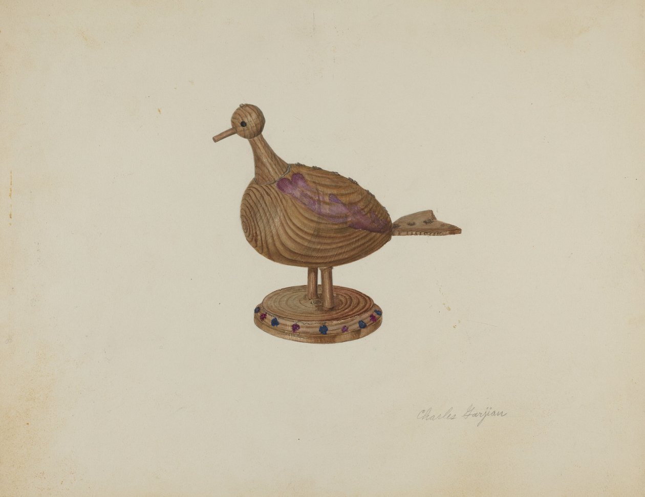 Pa. Pássaro Alemão de Brinquedo de Charles Garjian