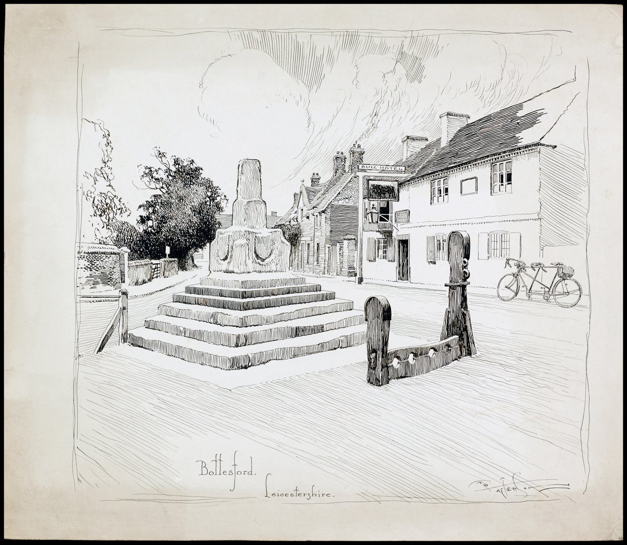 Bottesford Market Cross, Leicestershire, 1892-1933 de Charles George Harper