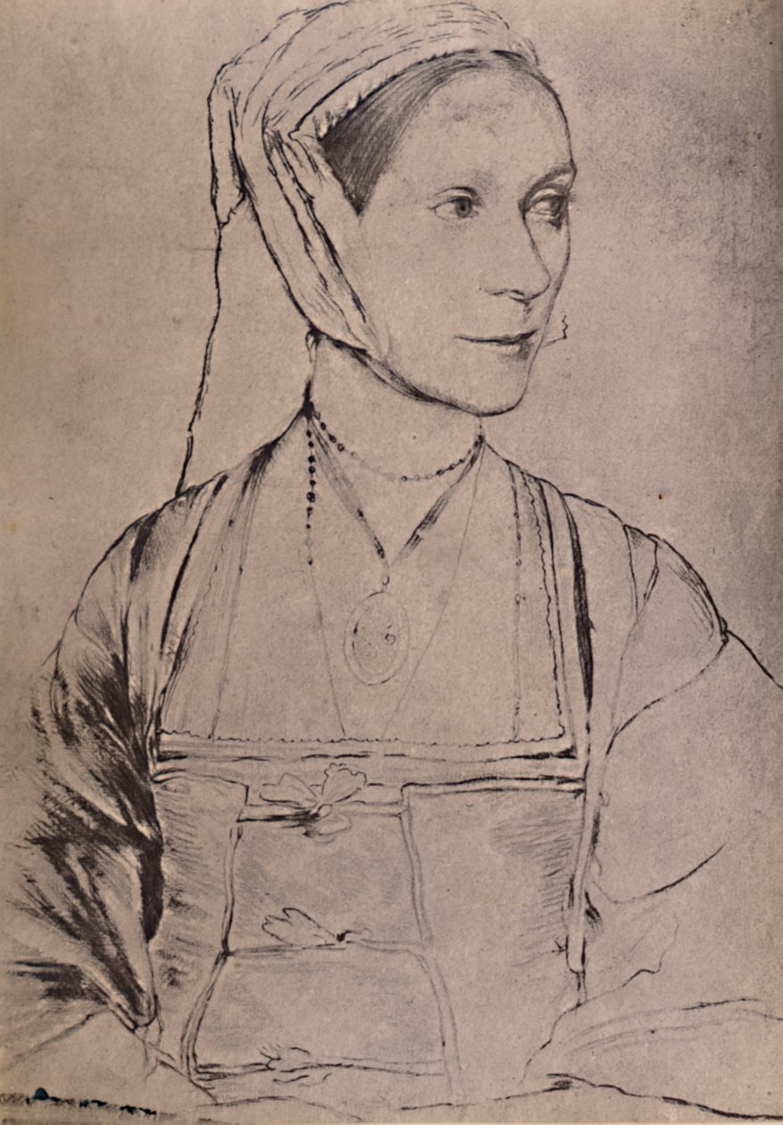 Jane Seymour, terceira rainha do rei Henrique VIII, século XIX, 1894 de Charles George Lewis