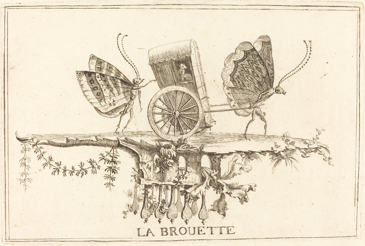O carrinho de mão de Charles Germain de Saint Aubin