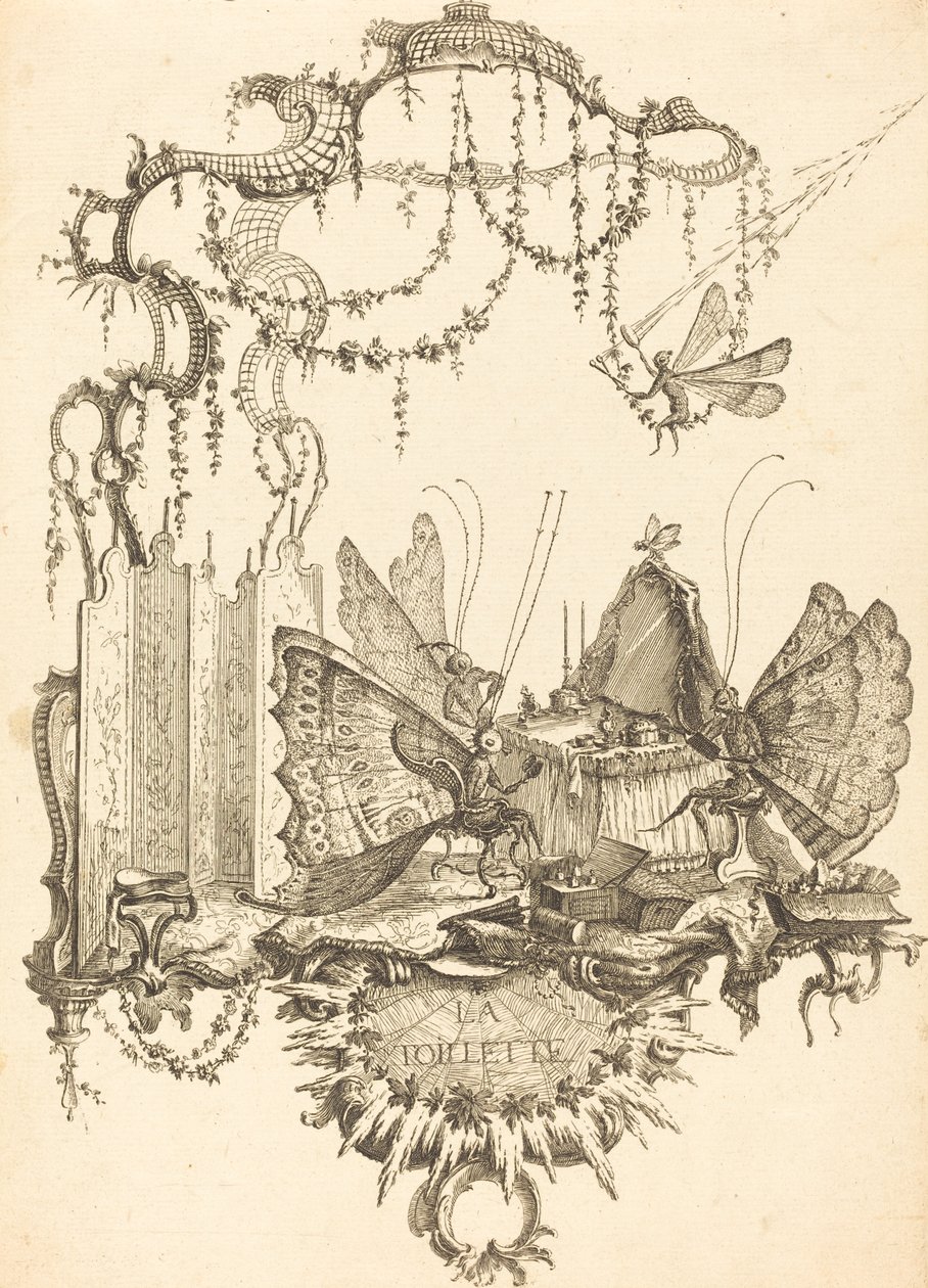 O banheiro de Charles Germain de Saint Aubin