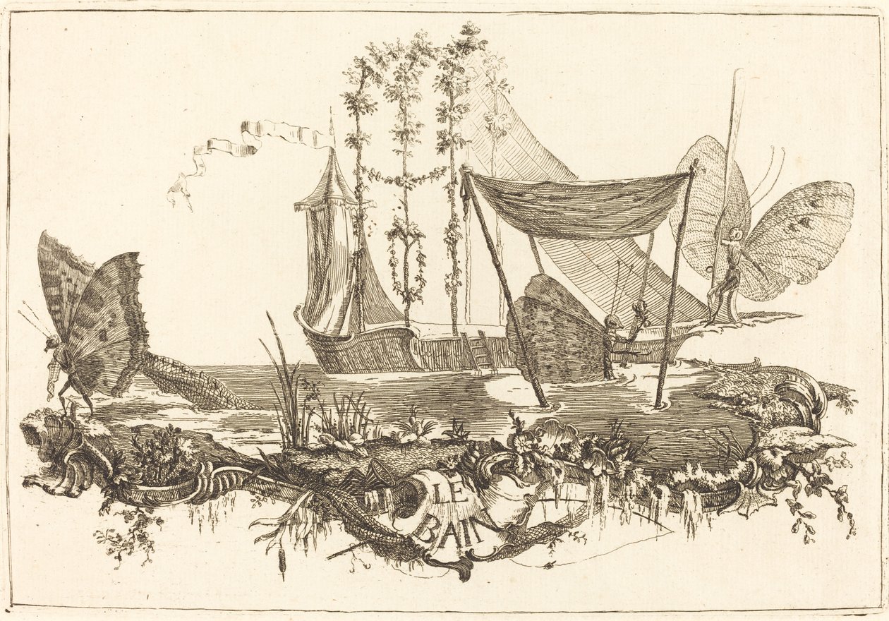 O banho de Charles Germain de Saint Aubin