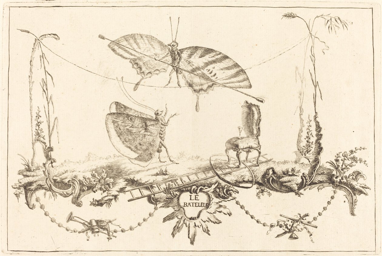 O morcego de Charles Germain de Saint Aubin