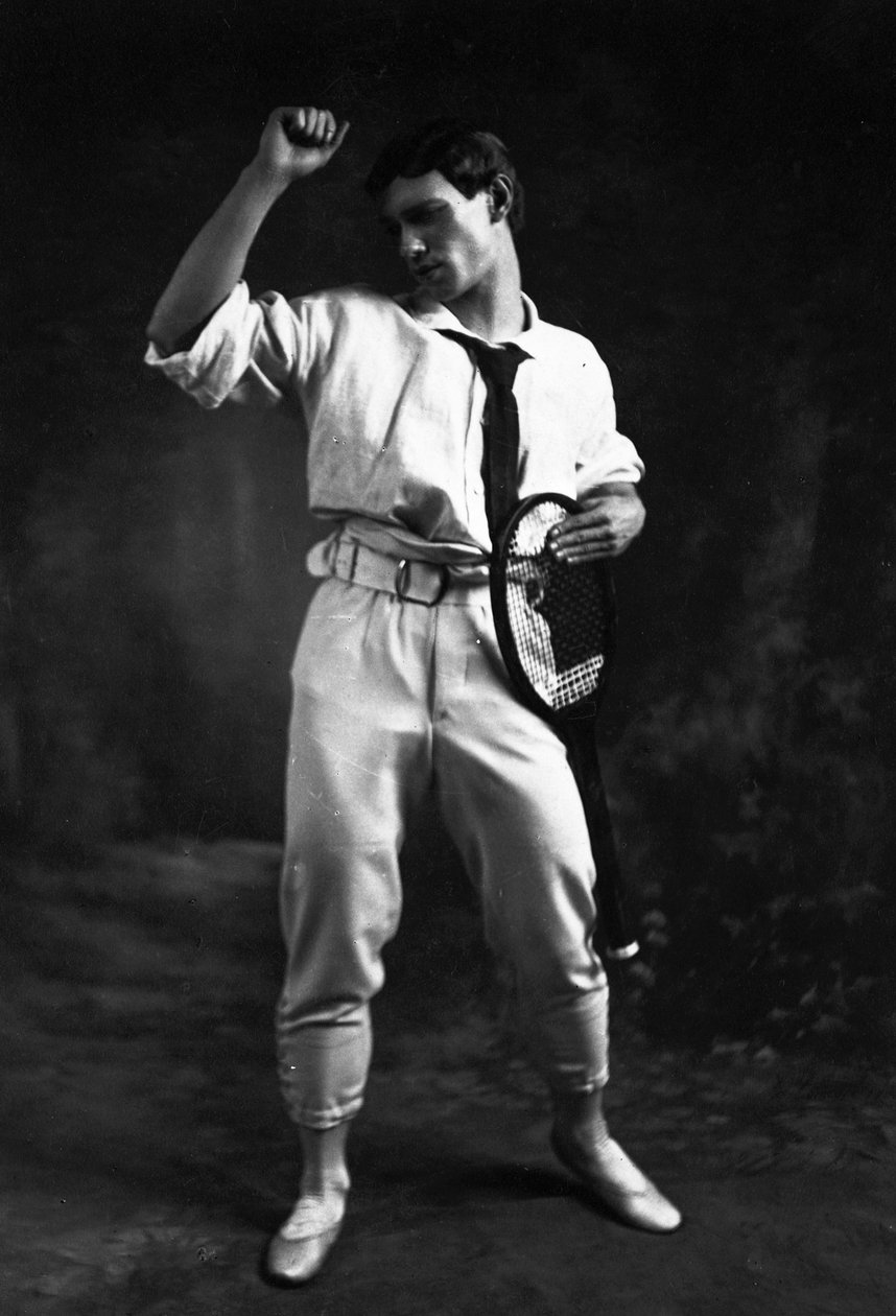 Vaslav Nijinsky no Ballet Jeux de Claude Debussy de Charles Gerschel