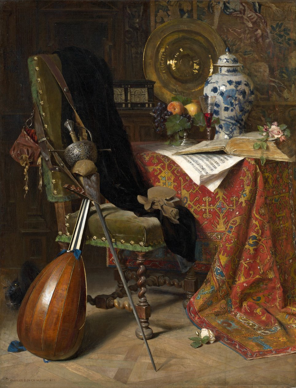 Interior do século XVII de Charles Gifford Dyer
