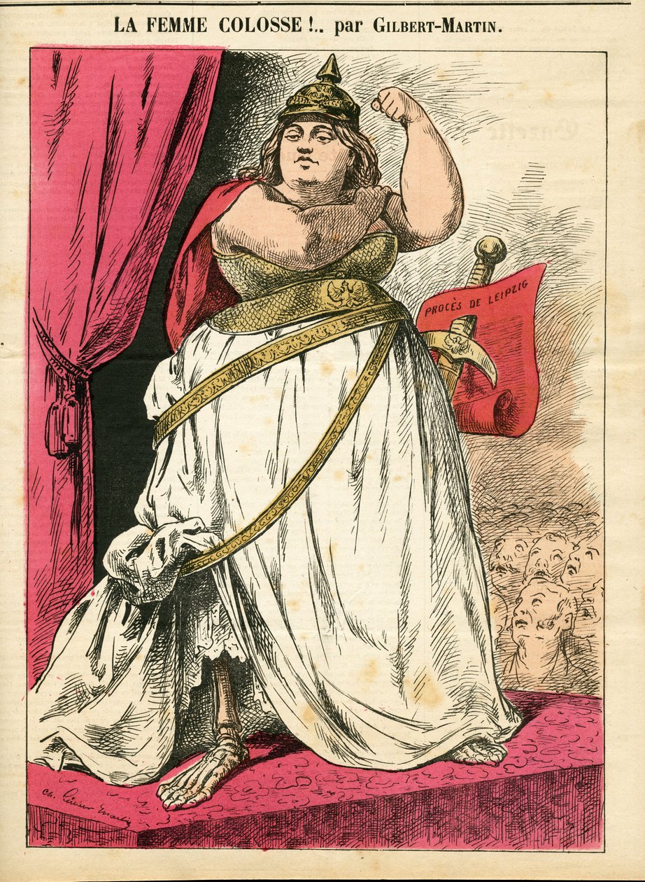 Capa do "Le Don Quixote", número 679, Satirique en Colours de Charles Gilbert Martin