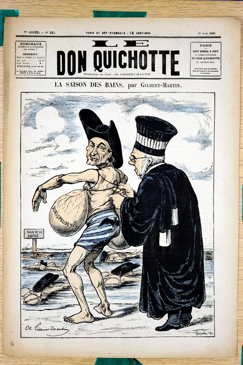 Capa de "O Dom Quixote", número 321, Satirical en Colours de Charles Gilbert Martin