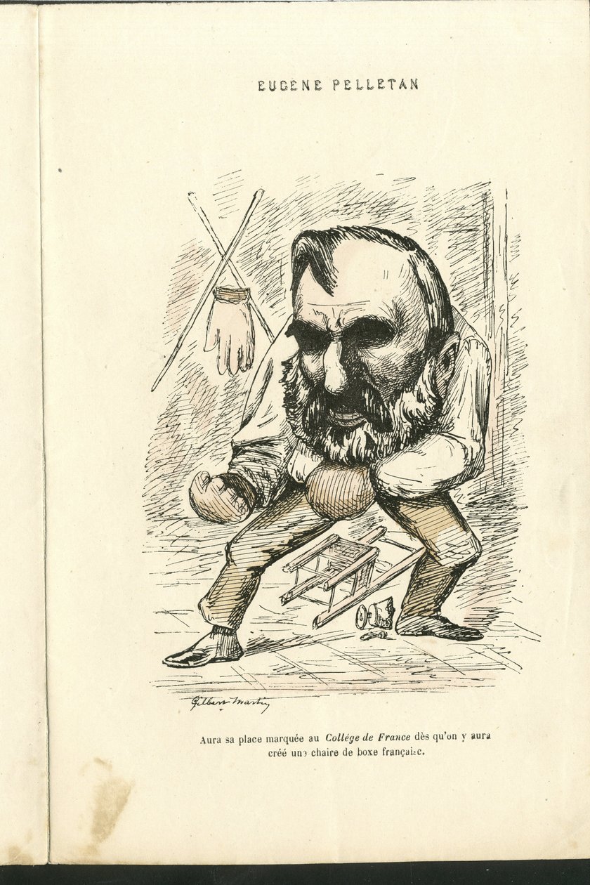 Ilustração de Charles Gilbert-Martin (1839-1905) em "Grimaces Contemporâneos". de Charles Gilbert Martin