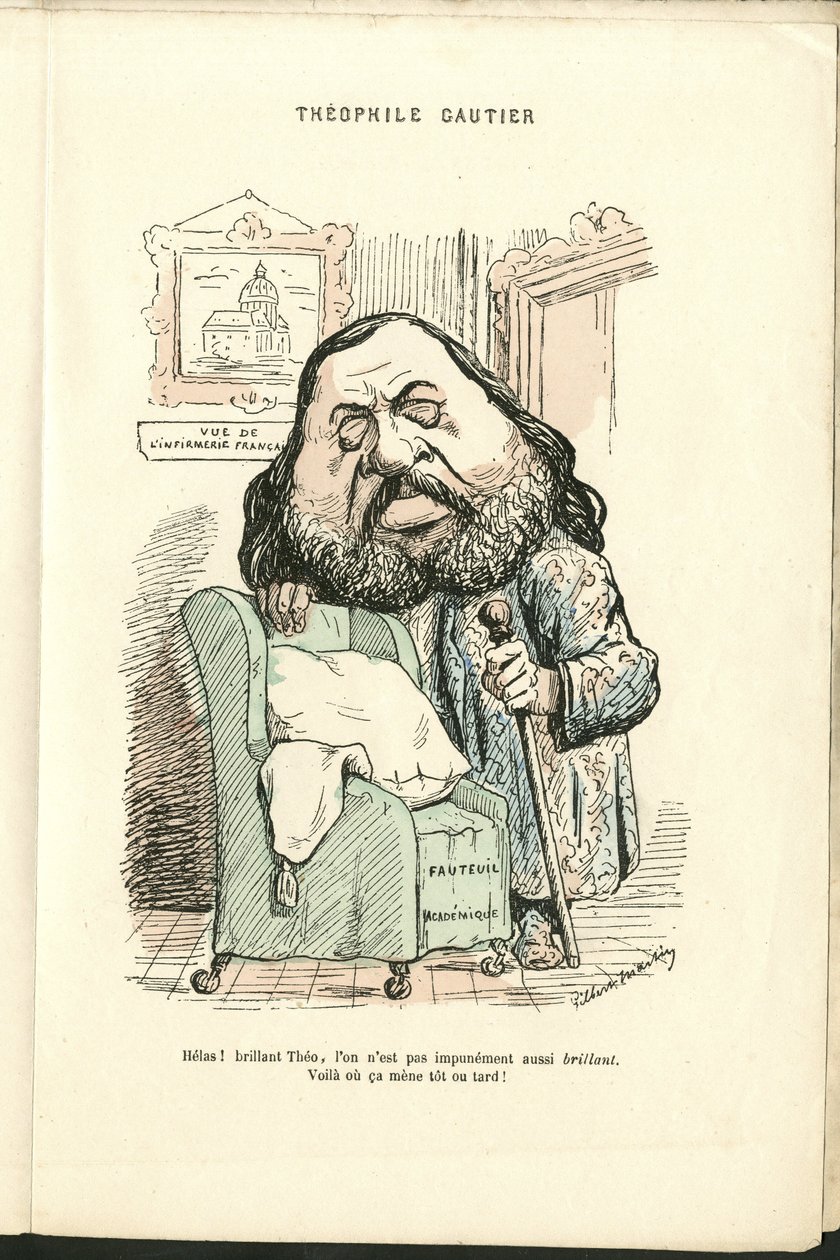 Ilustração de Charles Gilbert-Martin (1839-1905) em "Grimaces Contemporâneos". de Charles Gilbert Martin