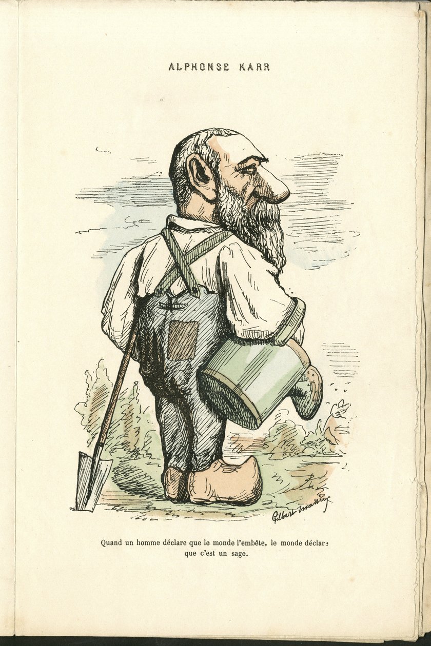 Ilustração de Charles Gilbert-Martin (1839-1905) em "Grimaces Contemporâneos". de Charles Gilbert Martin