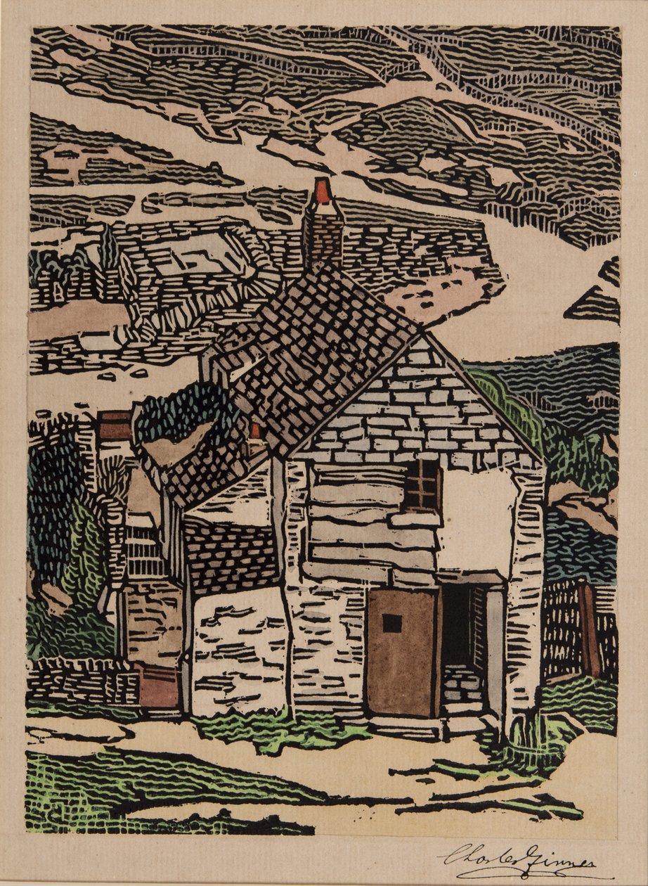Casa de campo Cornish de Charles Ginner