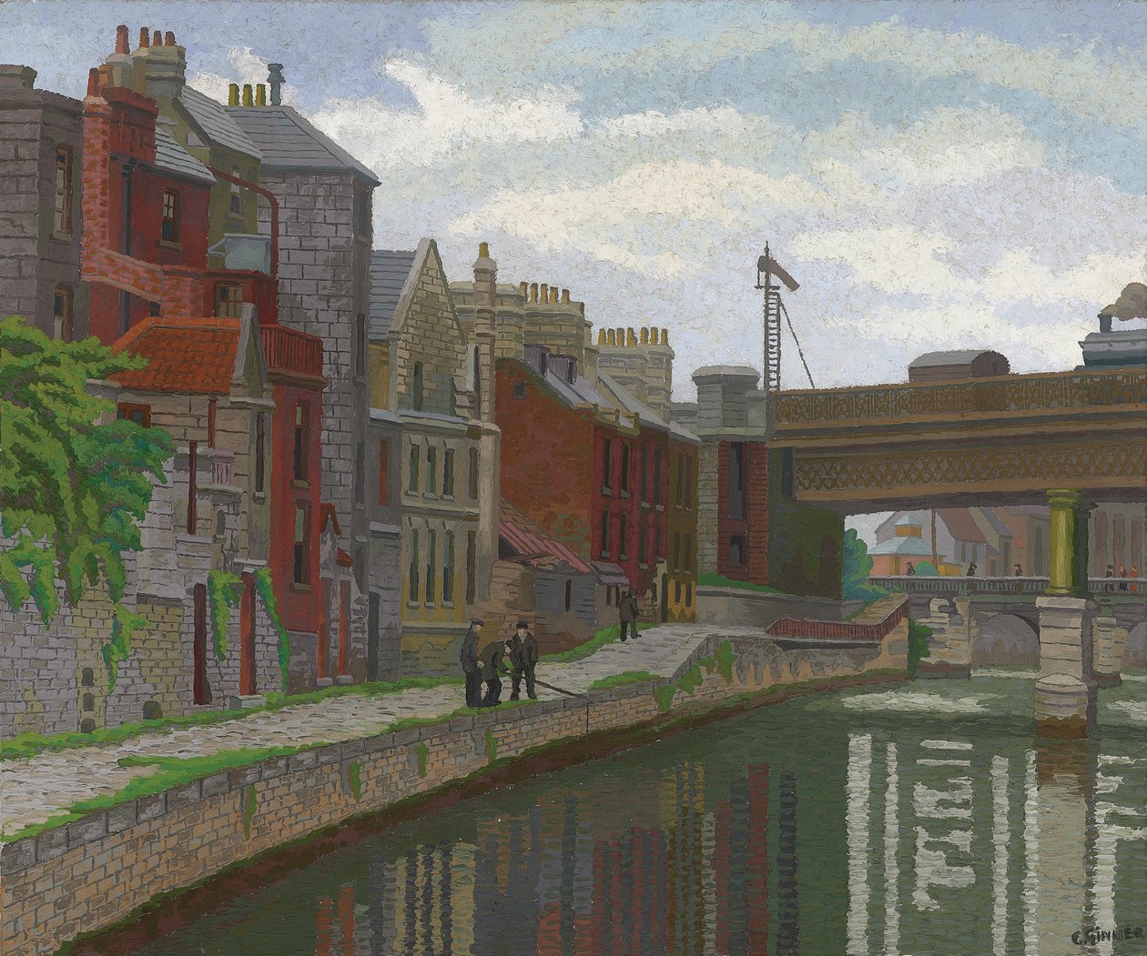 Casas antigas, Banho de Charles Ginner