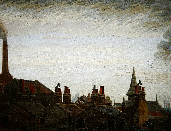 Roof-Tops, Pimlico de Charles Ginner