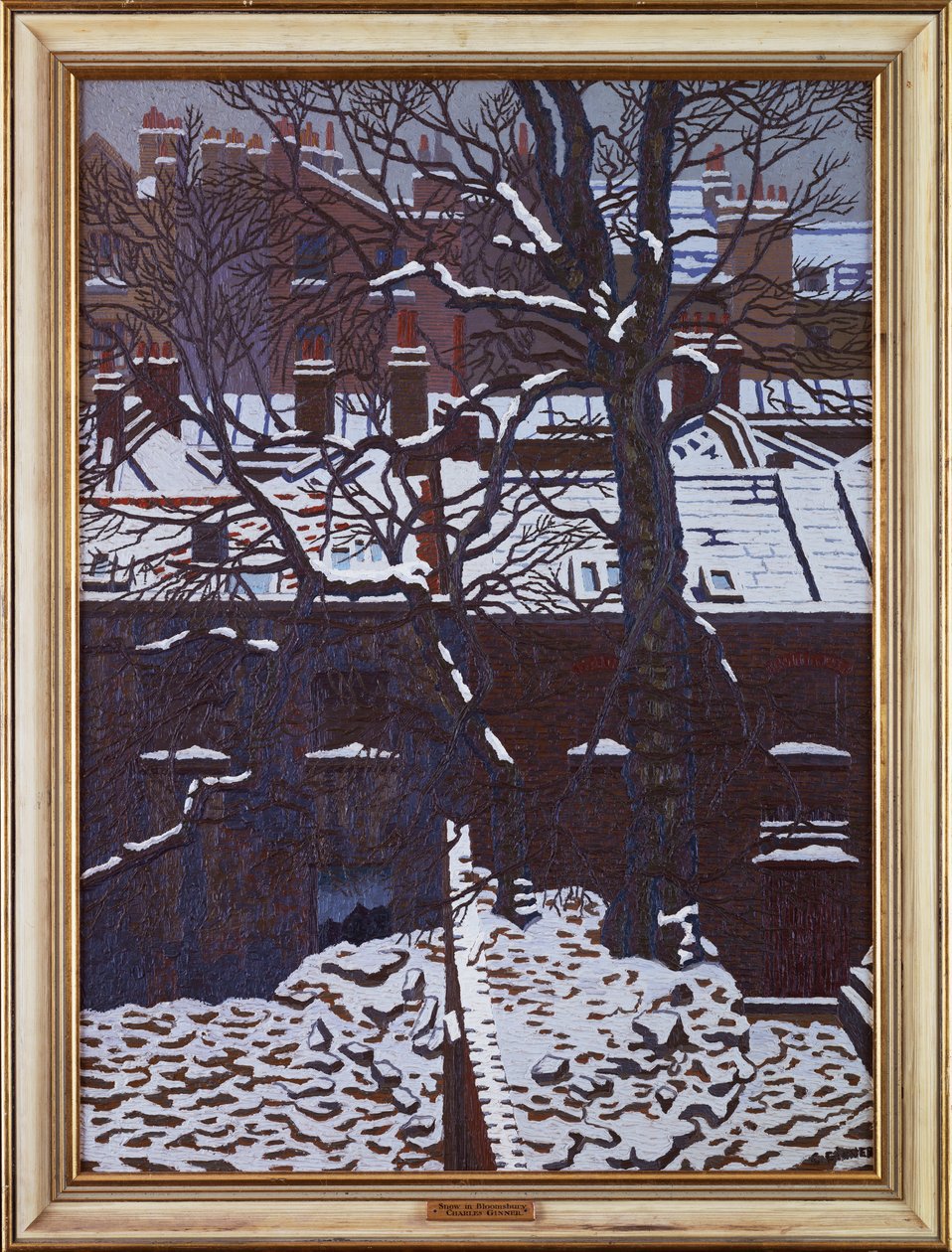 Neve em Bloomsbury de Charles Ginner