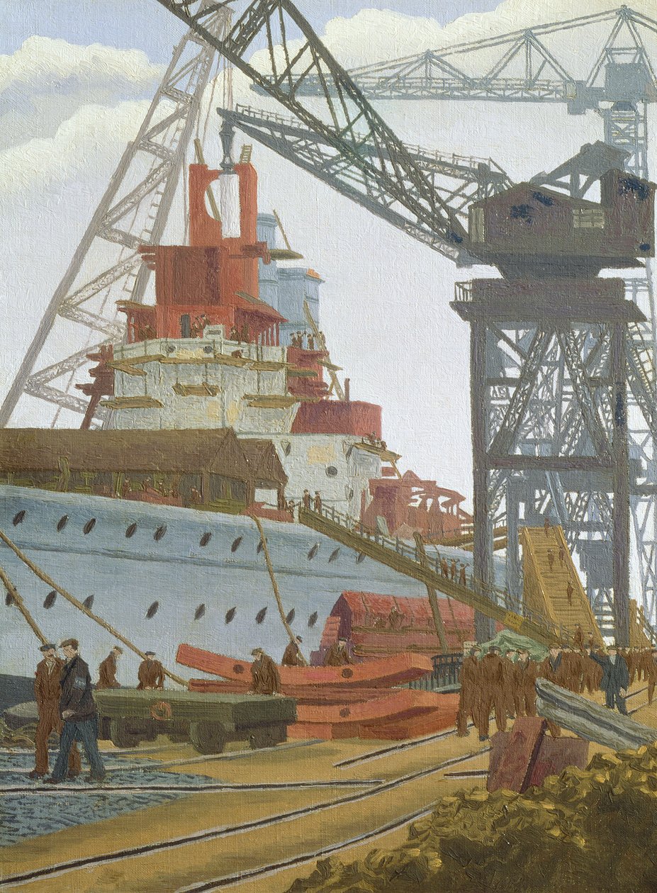 O edifício de HMS Prince of Wales de Charles Ginner