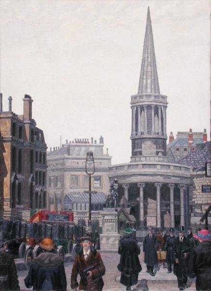 A Igreja de Todas as Almas, Langham Place, Londres de Charles Ginner