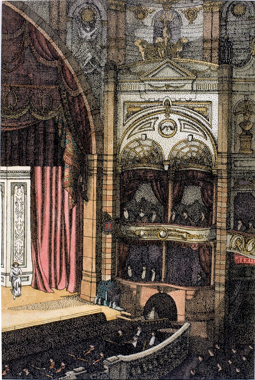 O Coliseu (tinta e aguarela sobre papel) de Charles Ginner