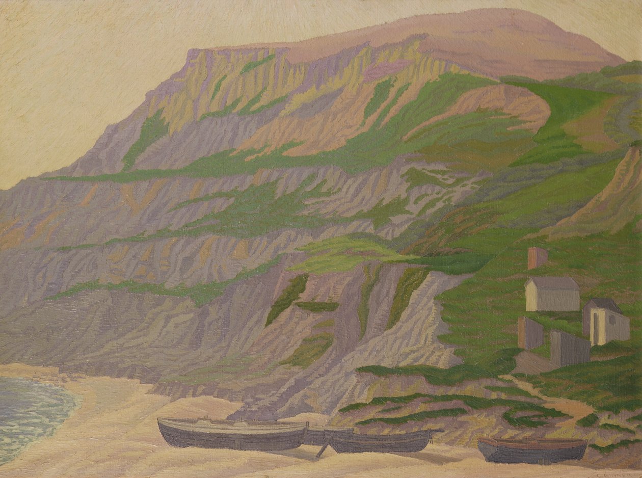 Penhascos de Desgaste, Dorset de Charles Ginner
