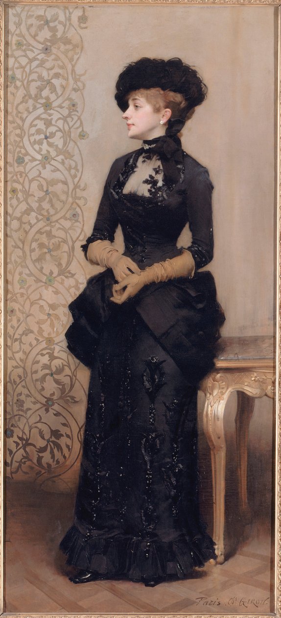 Francês: Femme aux gants, conhecida como La Parisienne de Charles Giron