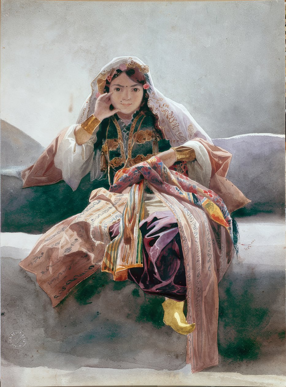Mulher judia de Esmirna de Charles Gleyre
