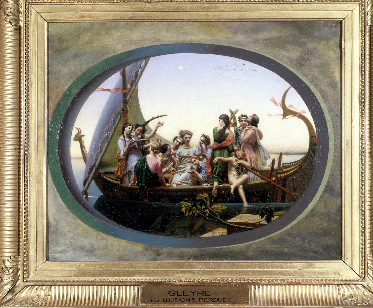 Ilusões perdidas por Charles Gleyre (1806 - 1874), óleo sobre tela. de Charles Gleyre