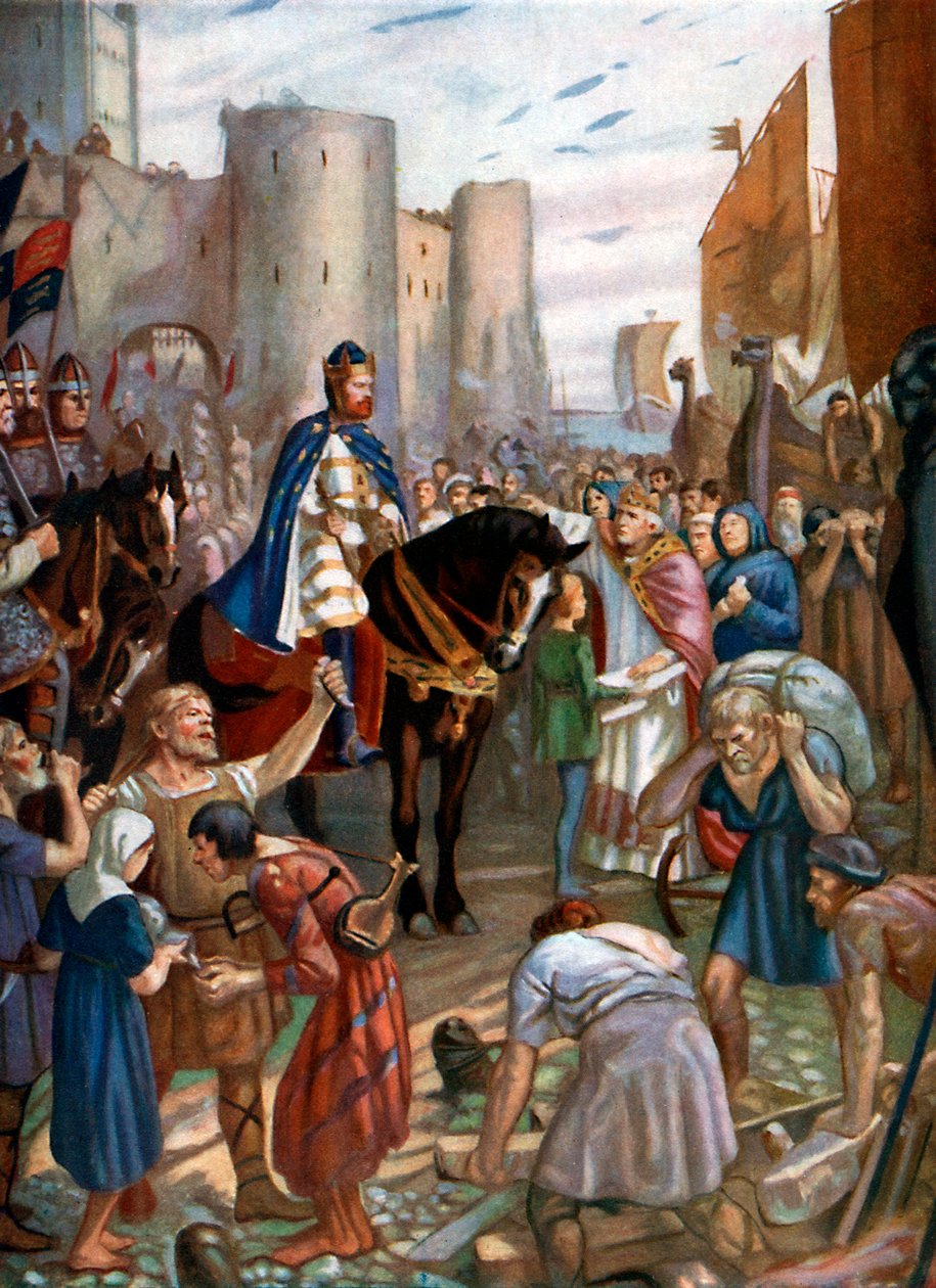 William Rufus na Torre de Londres, final do século XI, c1920. de Charles Goldsborough Anderson