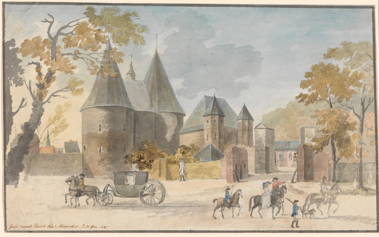 Porta para o Bursit, Aix-la-Chappelle de Charles Gore