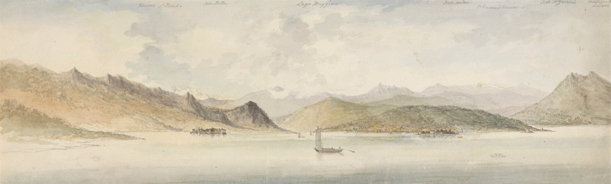 Lago Maggiore e as Ilhas Borromeas de Charles Gore