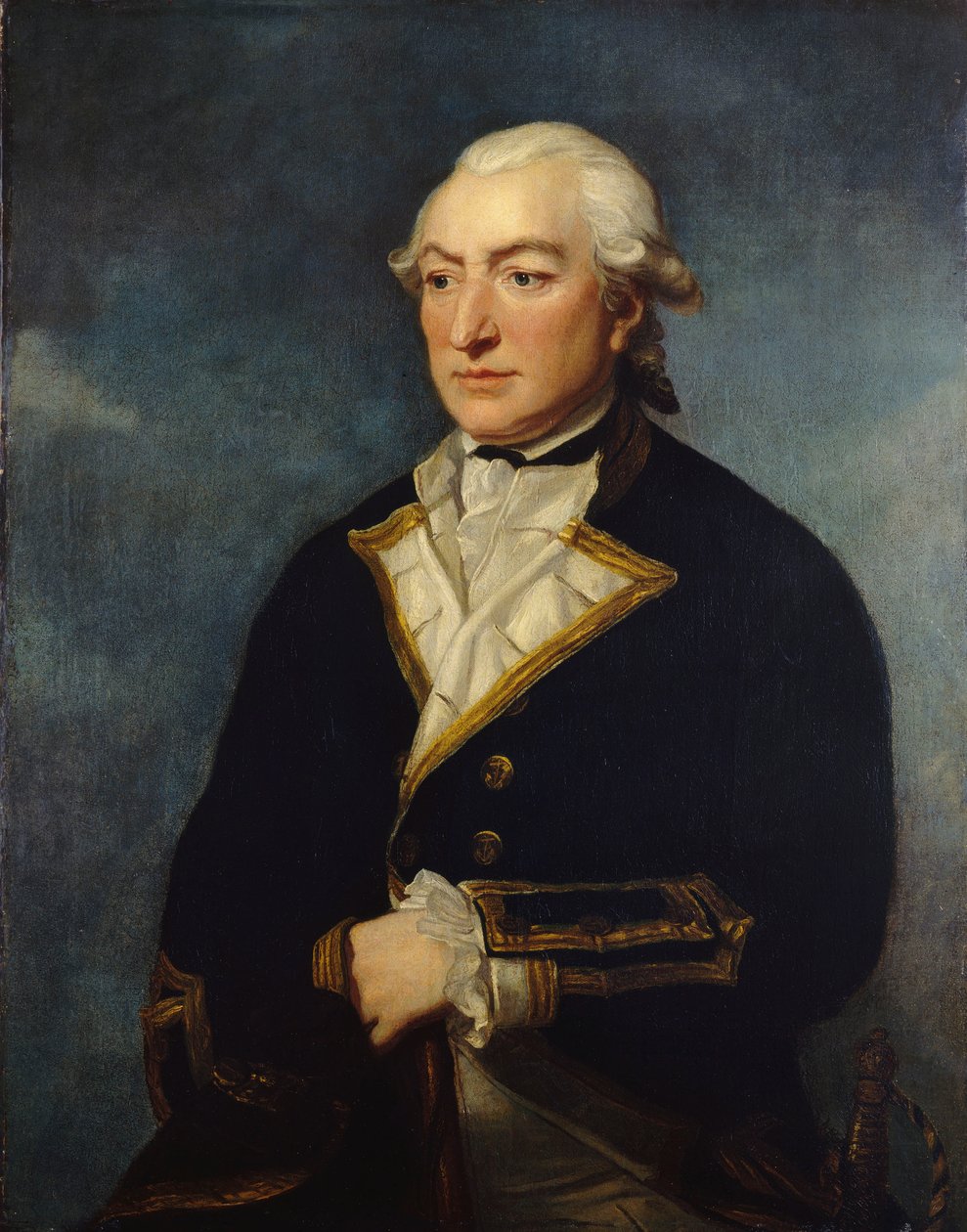 Capitão Sir Richard Pearson (1731-1806) de Charles Grignion