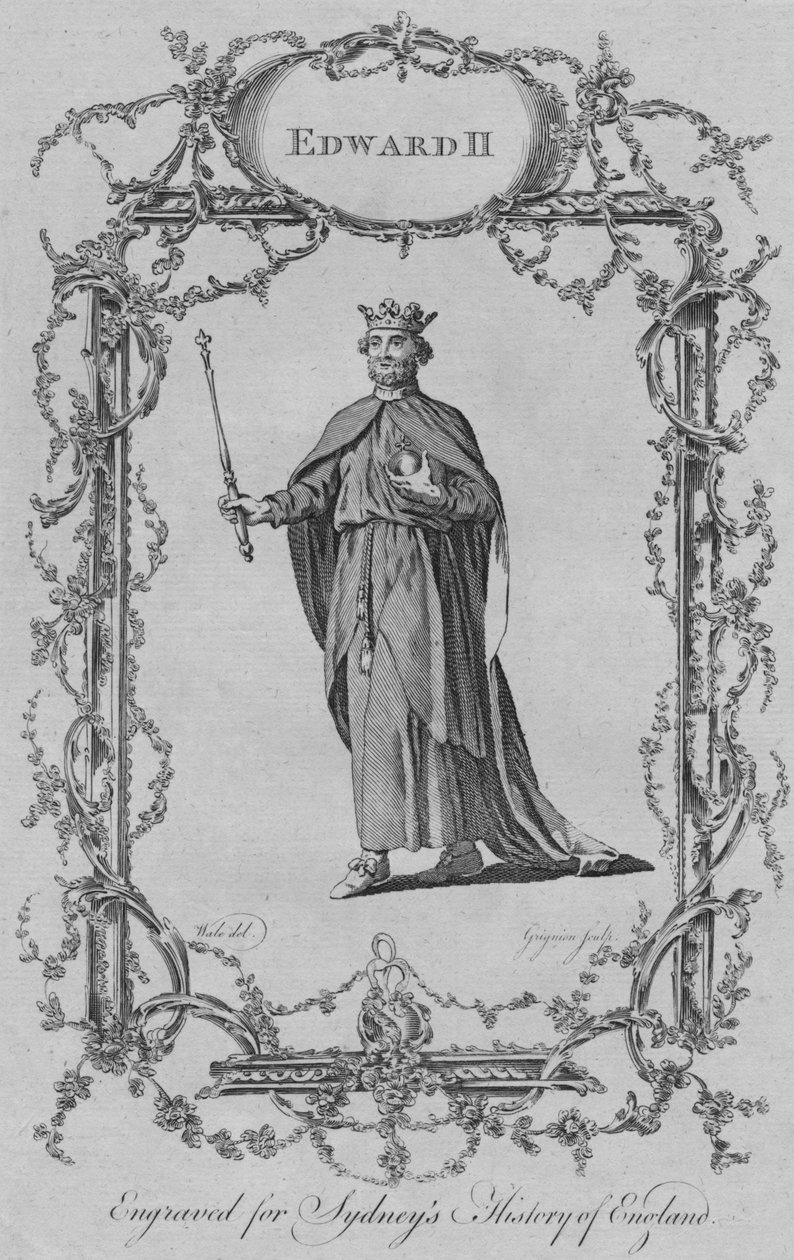 Eduardo II, 1773. de Charles Grignion