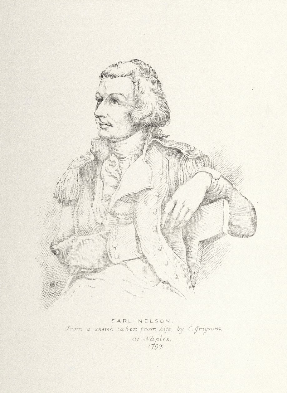 Horatio Nelson (1758-1805) (gravura) de Charles Grignion