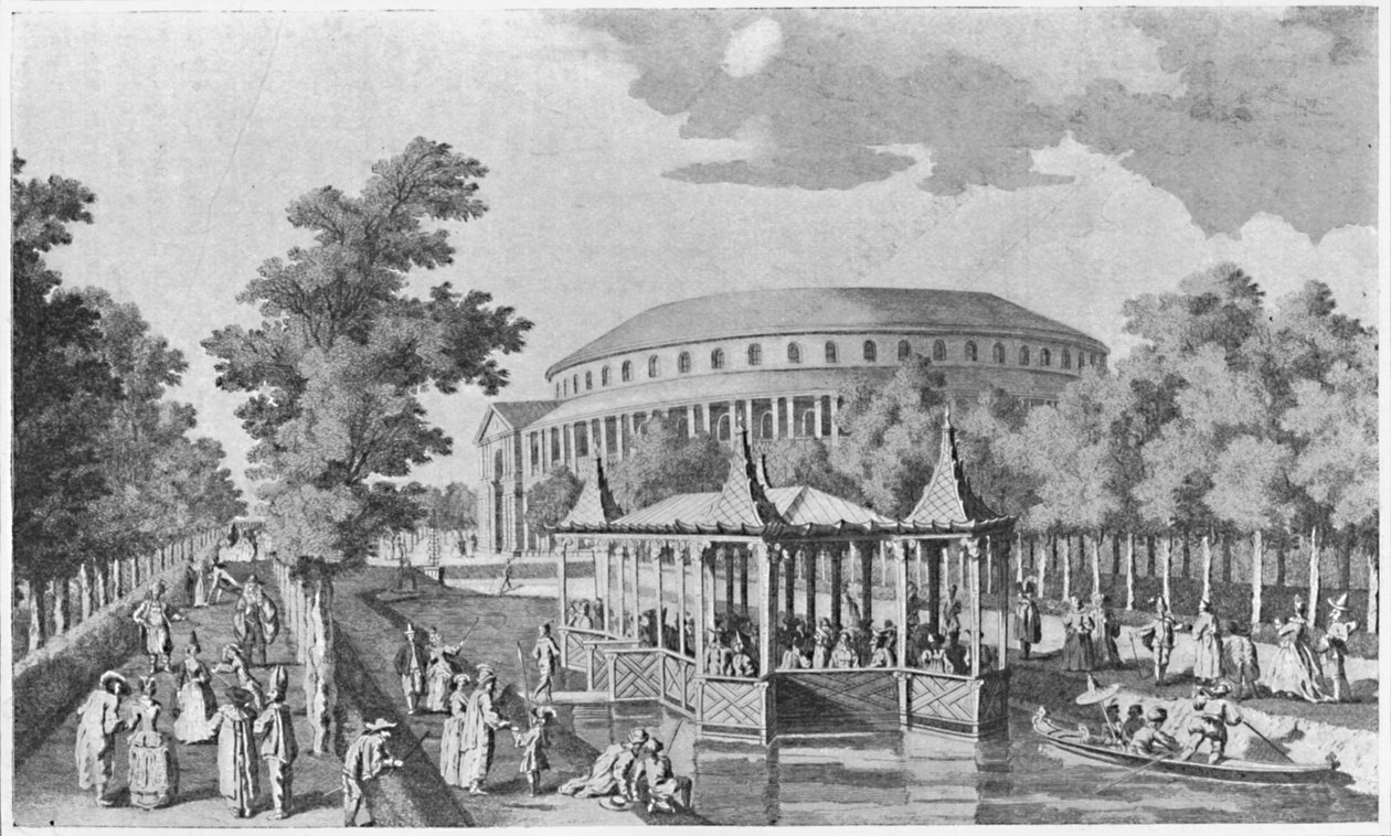 Ranelagh em 1752, depois de Canaletti, c1750, 1904 de Charles Grignion