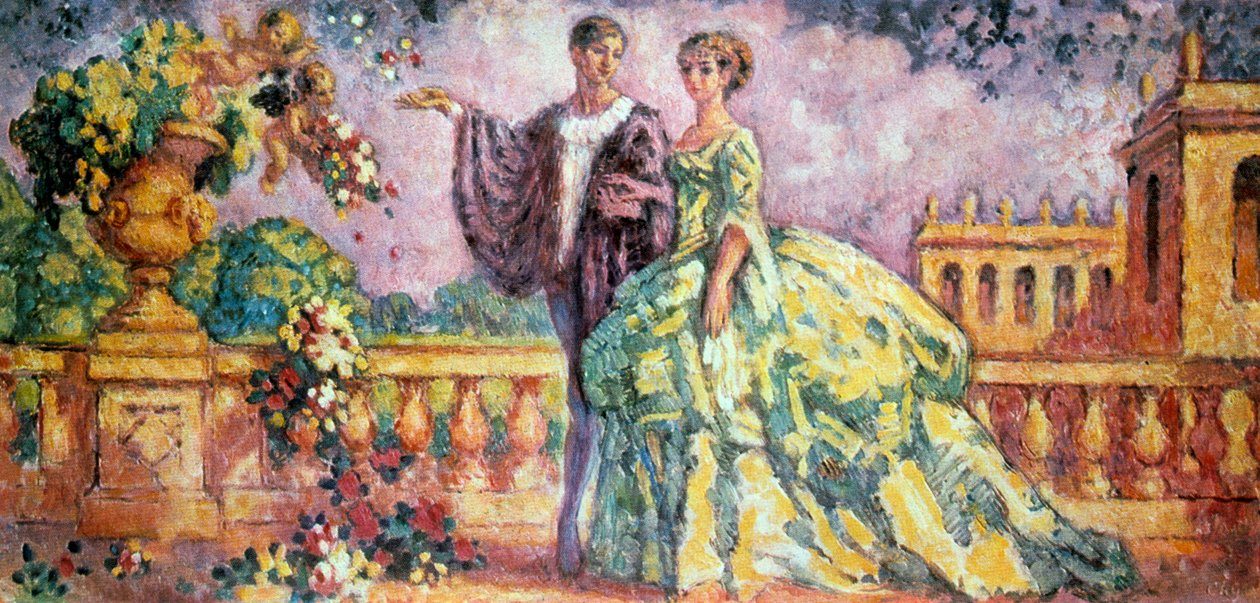 O passeio, 1911 de Charles Guerin