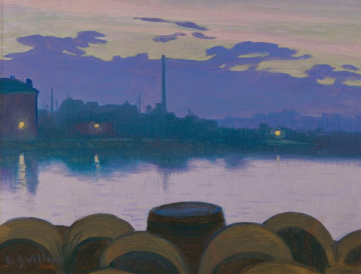 Paisagem do rio de Charles Guilloux