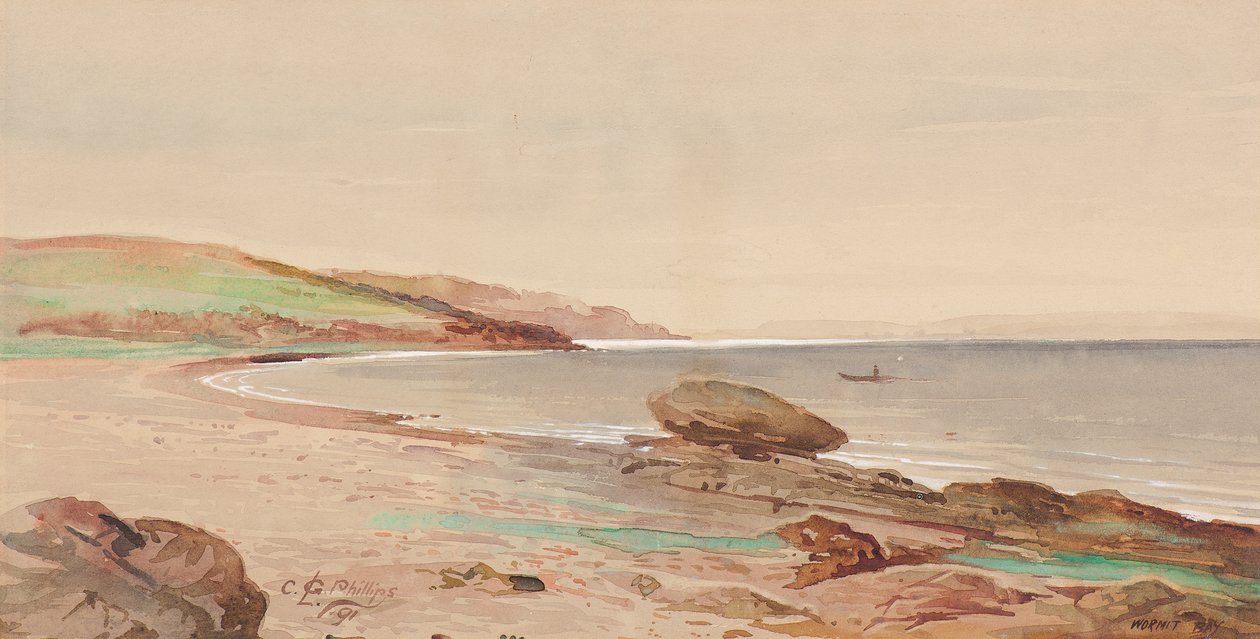 Baía de Wormit de Charles Gustav Louis Phillips